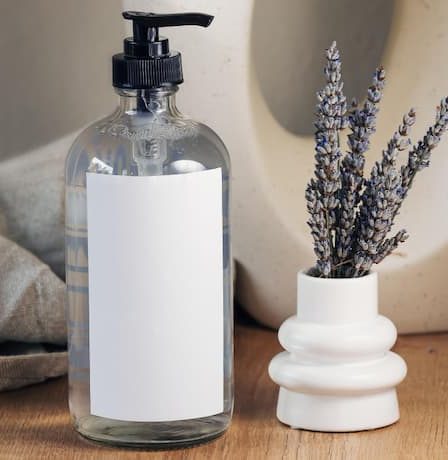 Etiquetas personalizadas para sabonete líquido resistentes
